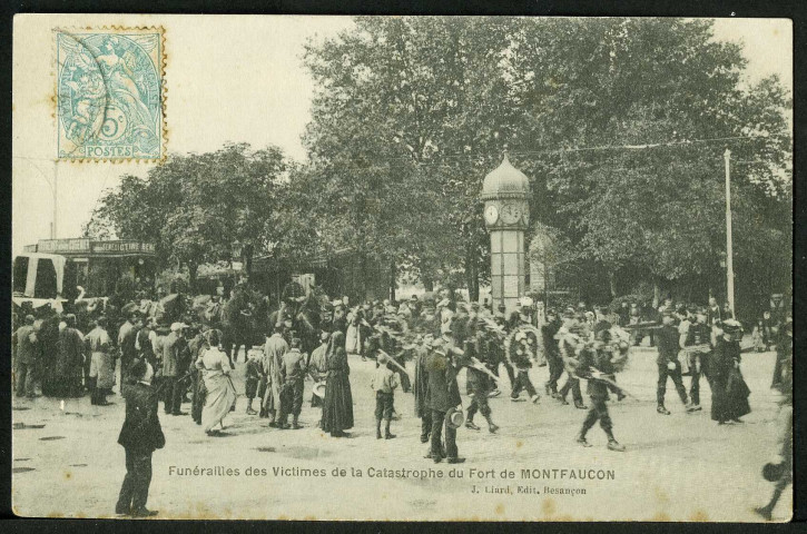 Funérailles des victimes de la catastrophe du fort de Montfaucon