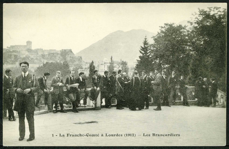 La Franche-Comté à Lourdes en 1912