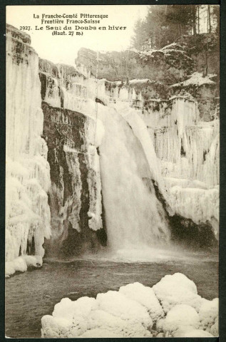 Le Saut du Doubs en hiver