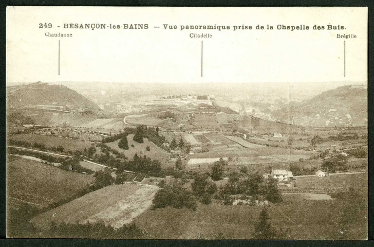 Vue panoramique prise de la Chapelle des Buis