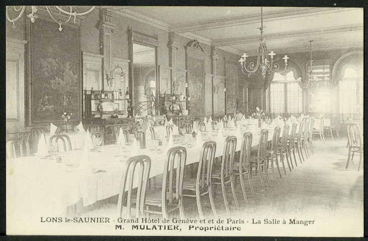 Grand hôtel de "Genève et de Paris"