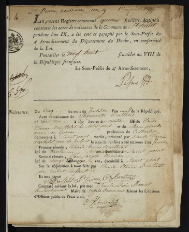 NMD an XII-1820