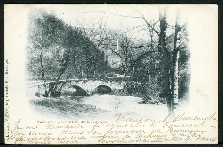 Vieux pont sur le Dessoubre