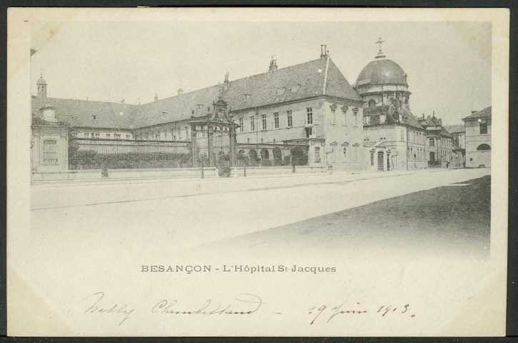 Vue générale de l'hôpital Saint-Jacques