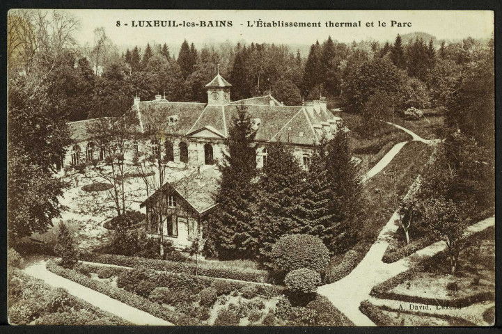 Établissement thermal et le parc