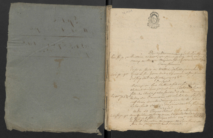 Minutes, testaments et répertoire