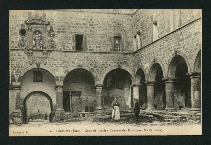 Cour de l'ancien couvent des ursulines
