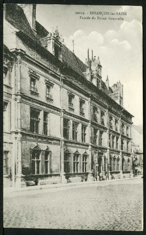 Vue de la façade du palais Granvelle