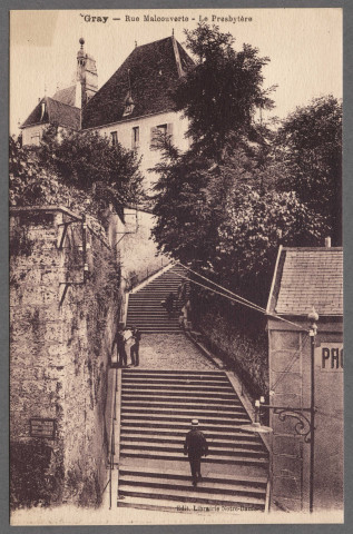 Rue Malcouverte. Le presbytère