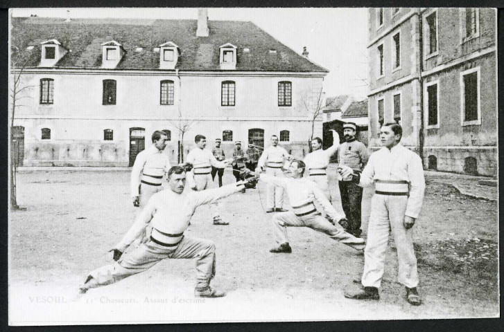 11e chasseurs, assaut d'escrime