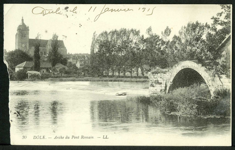 Les ruines du pont romain