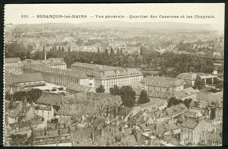 Vue générale de la caserne Ruty
