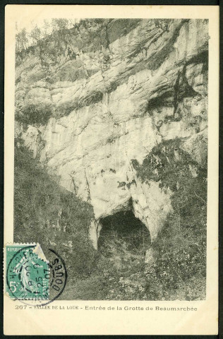 Entrée de la grotte de Beaumarchais