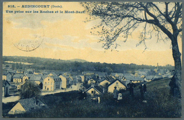 Vue prise sur les Roches et le Mont-Bart