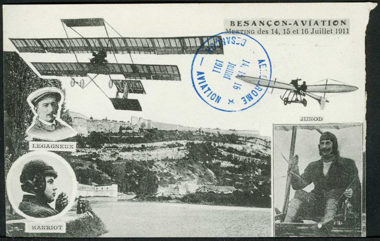 Besançon aviation, Legagneux - Hanriot et Junod