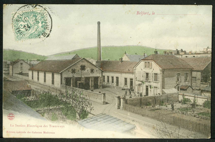 La station de tramways