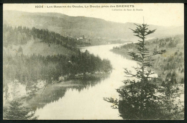 Les bassins du Doubs. Le Doubs près des Brenets