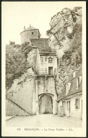 Porte Taillée, coté intérieur