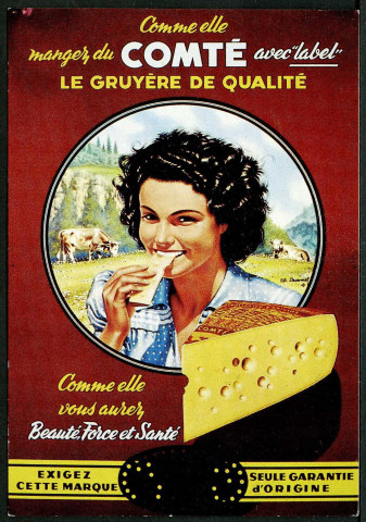 Publicité sur la fromagerie