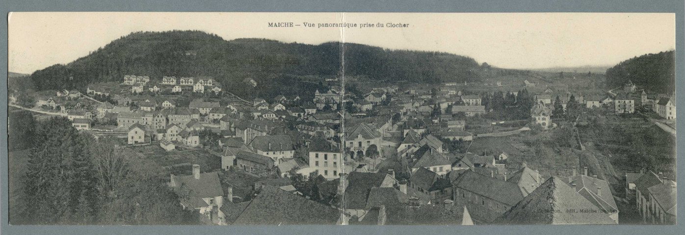 Vue panoramique prise du clocher