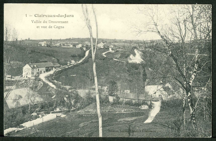 Vallée du Drouvenont et vue de Cogna