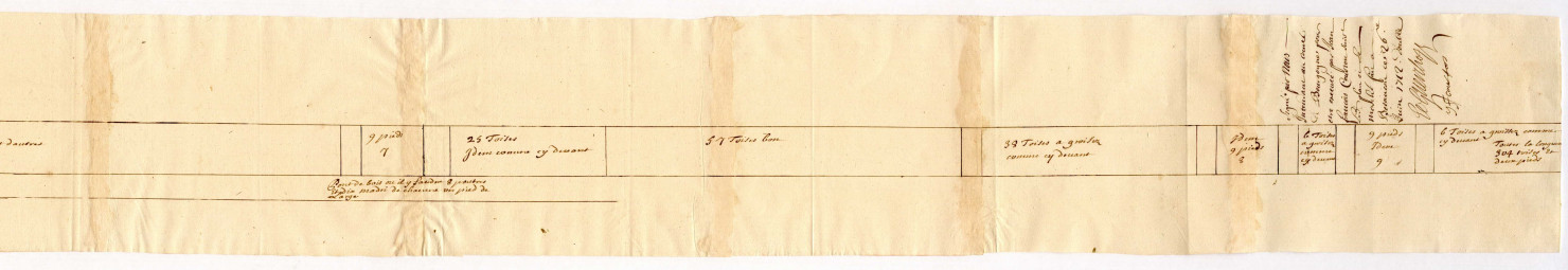 Plan du pont de Grosnois
