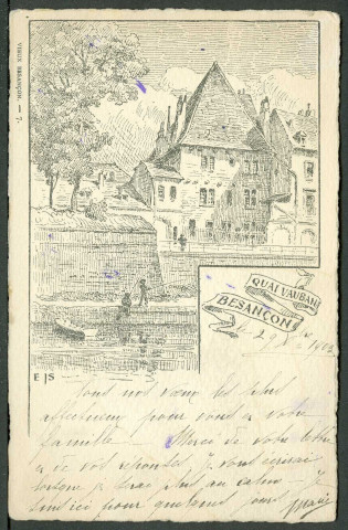 Vieux Besançon, quai Vauban