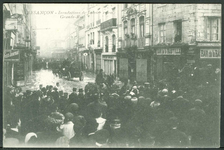 Grande Rue, inondations 1910