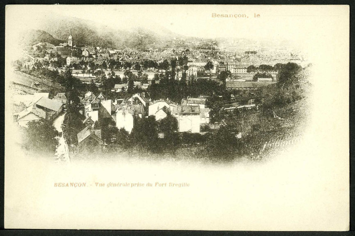 Vue générale prise du fort Bregille, avant 1903