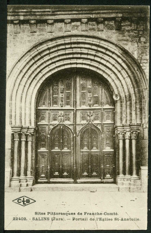 Portail de l'église Saint-Anatoile
