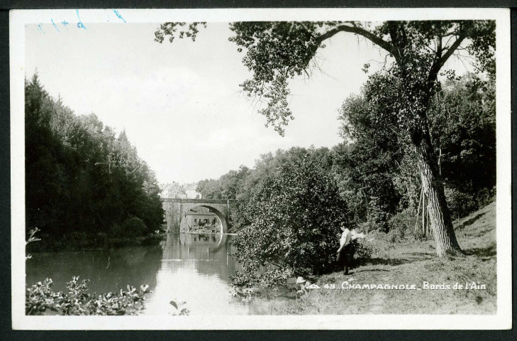 Vues sur l'Ain, les bords de la rivière