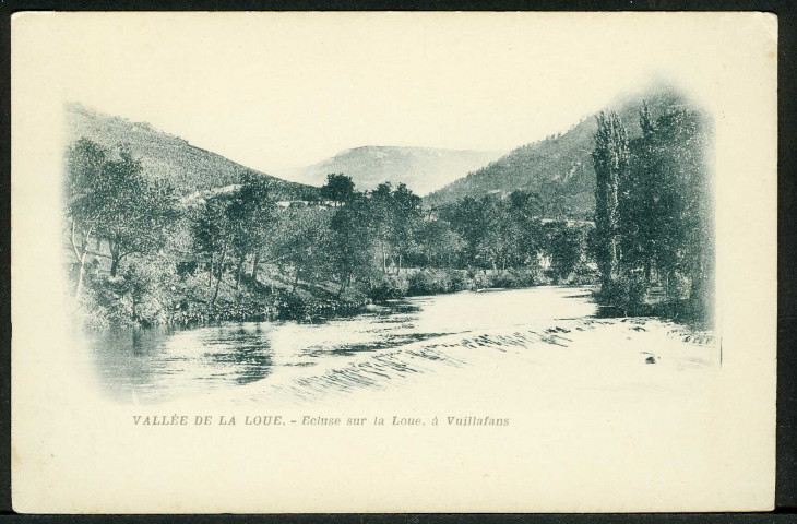 Ecluse sur la Loue