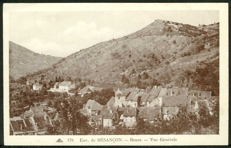 Environs de Besançon. Beure. Vue générale