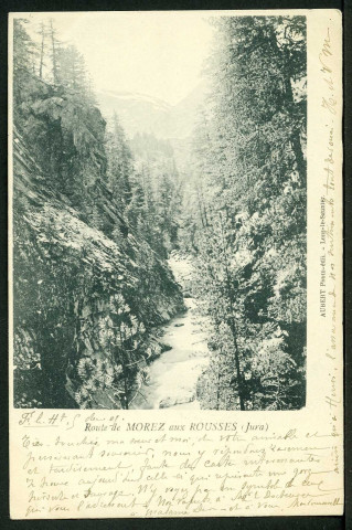 Route de Morez aux Rousses (Jura)
