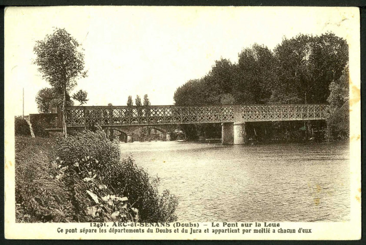 Le pont sur la Loue