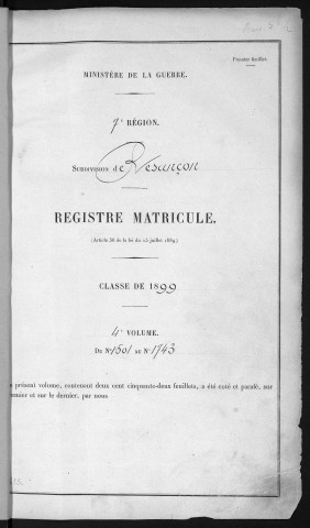 Volume 4, nos 1501 à 1812