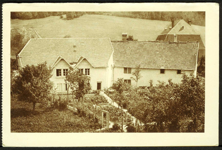 Maison natale de Jeanne Antide, vue côté jardin