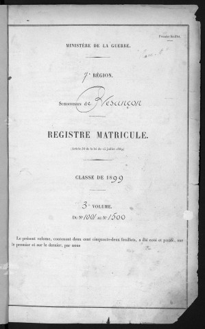 Volume 3, nos 1001 à 1500