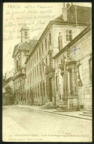 Lycée Victor Hugo et église Saint-François-Xavier