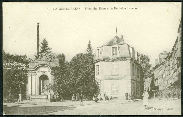 Fontaine Truchot, hôtel des Bains