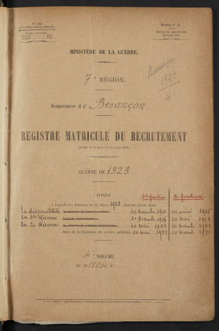 Volume 4, nos 1501 à 1653