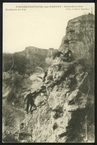 Ascension des rochers du Val