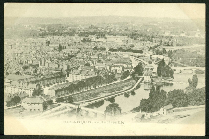 Vue générale prise de Bregille