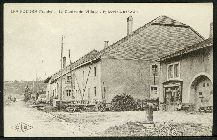 Epicerie Gresset (le centre du village)