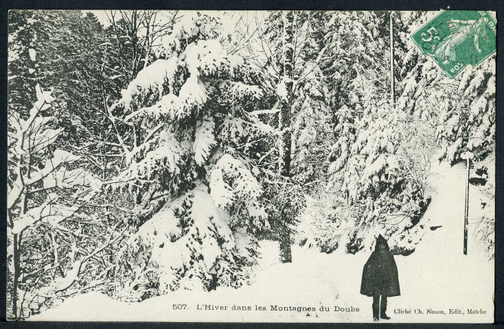 L'hiver dans les montagnes du Doubs