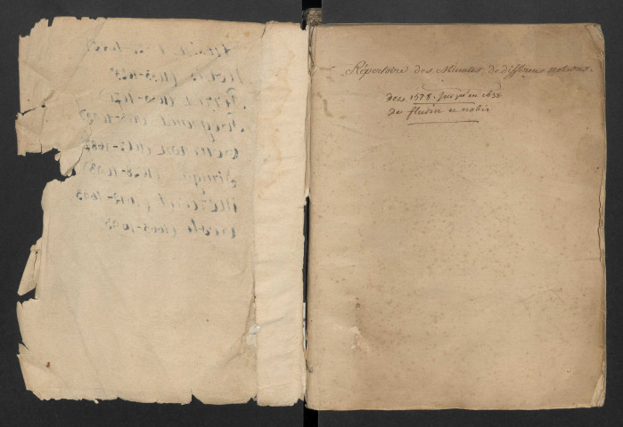 Minutes et répertoires