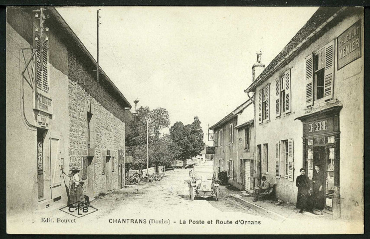 La poste et route d'Ornans