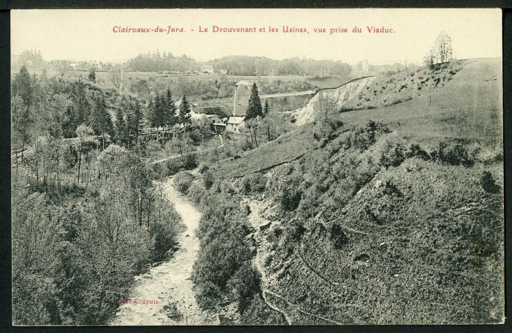 Les usines, vue prise du viaduc
