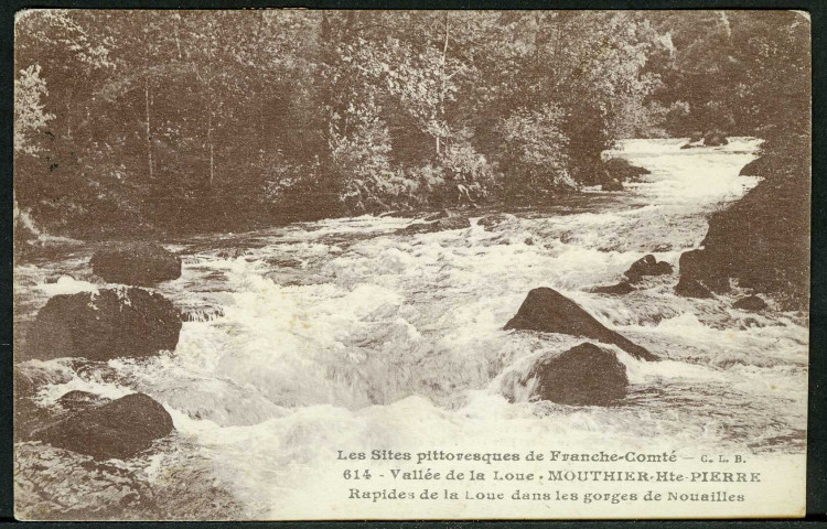 Rapides dans les gorges de Nouailles