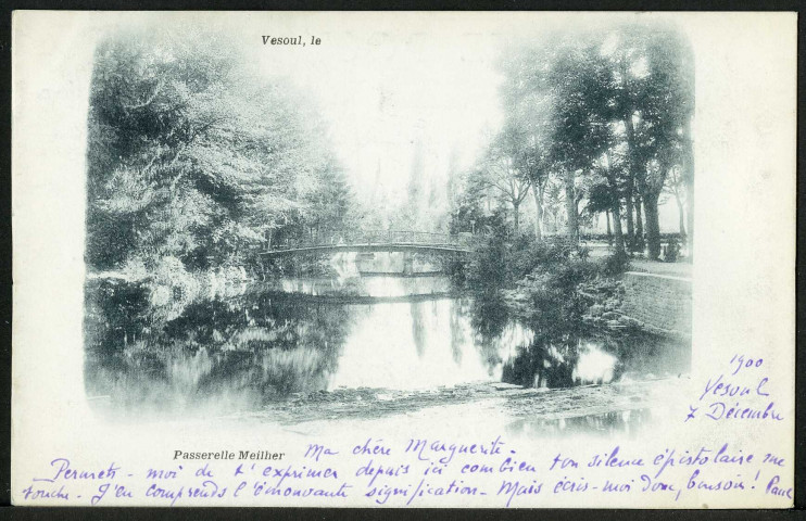 La passerelle Meilher